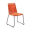 Armen Living Koala and Shasta 5 Piece Outdoor Patio Dining Set in Light Eucalyptus Wood and Tangerine Rope 840254336414 - alternate 4